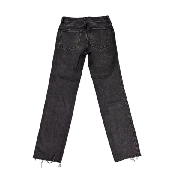 Free People Raw Hem Girlfriend Jeans 24 - Picture 6 of 8
